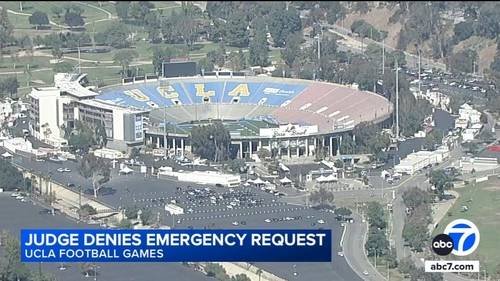Judge denies restraining order in Pasadena, Rose Bowl lawsuit over UCLA football games