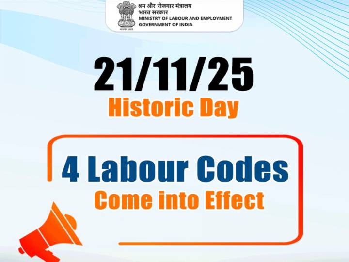 Government enforces four Labour Codes to simplify labour laws