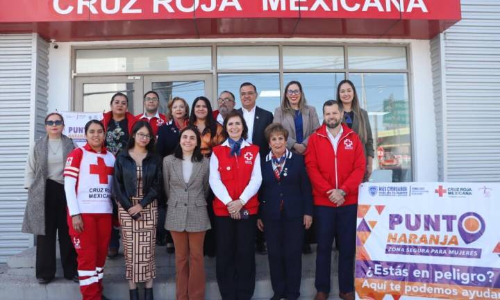ICHMujeres habilita 4 “Puntos Naranja” en la Cruz Roja