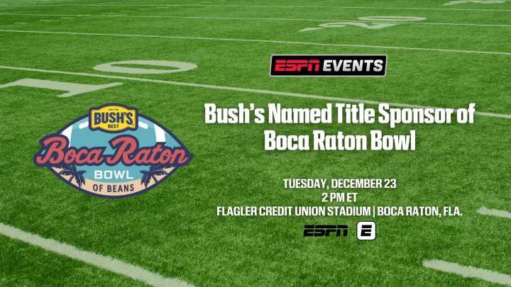 Boca Raton Bowl announces Bush’s® Beans as new title sponsor