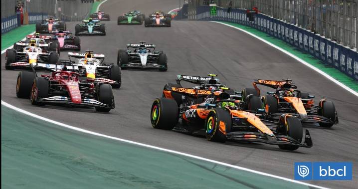 Norris potencia su sueño de campeón con triunfo en Brasil: Verstappen arrancó 19º y se subió al podio