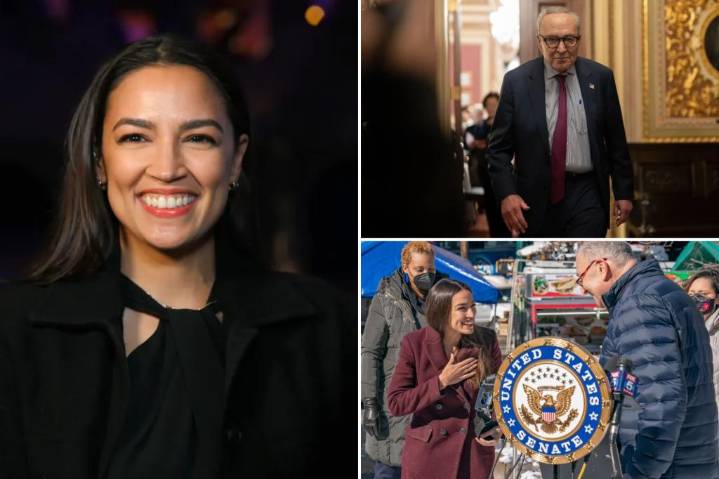 AOC coy on whether Chuck Schumer should step aside amid 2028 buzz