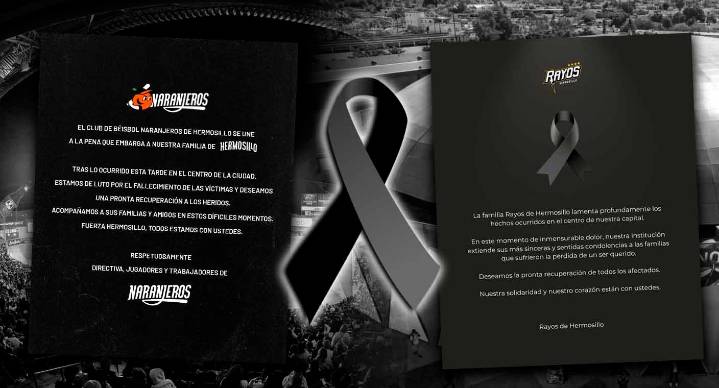 Equipos deportivos y de Hermosillo se unen al luto tras trágico incendio en Waldo’s