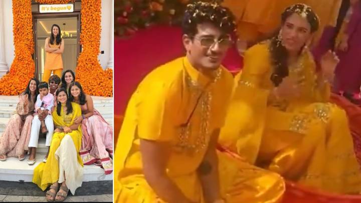 Smriti Mandhana-Palash Muchhal's Haldi Video & Pics Viral, Internet Can't Help But Go 'Aww'