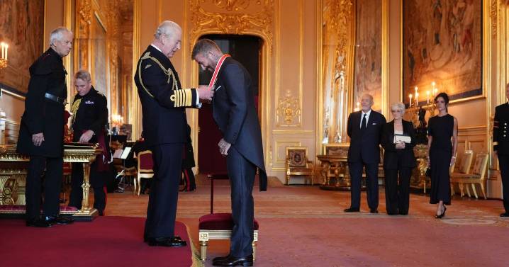 David Beckham becomes Sir as he’s knighted at Windsor Castle