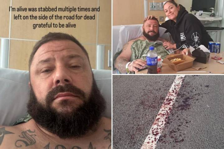 California dad Chris Davison stabbed going to Halloween fest, saved by kids using dino sticker