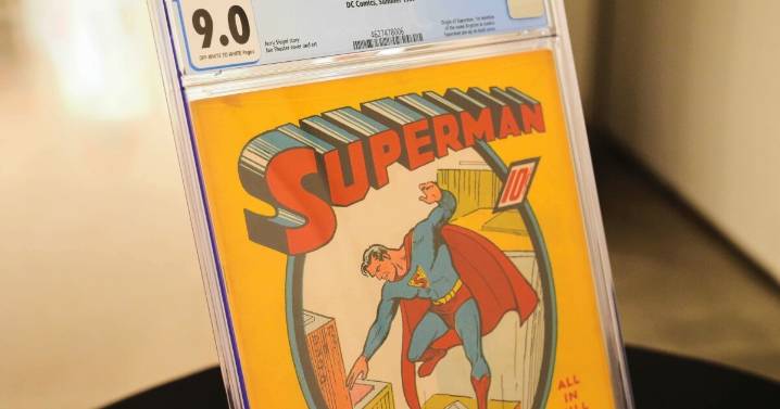 A rare 'Superman No. 1' comic book found in an attic fetches $9.12M