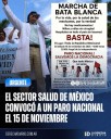El sector salud de México anuncia paro nacional para el 15 de noviembre