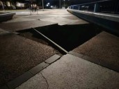 Alertan sobre el deterioro en una sección del malecón del Paseo Orinoco en Ciudad Bolívar