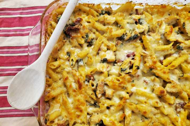 Impress guests with this Easy Tuscan Chicken Casserole