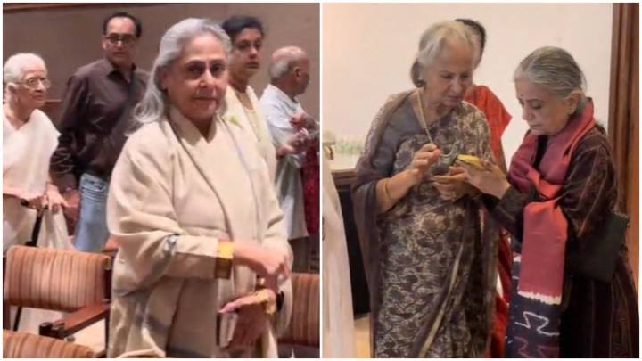 Jaya Bachchan, Waheeda Rehman attend Kamini Kaushal's prayer meet