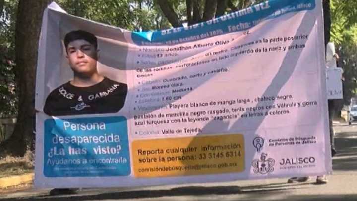 Familia de Jonathan, Joven de 13 Años Desaparecido en Tlajomulco, Exige su Localización con Vida