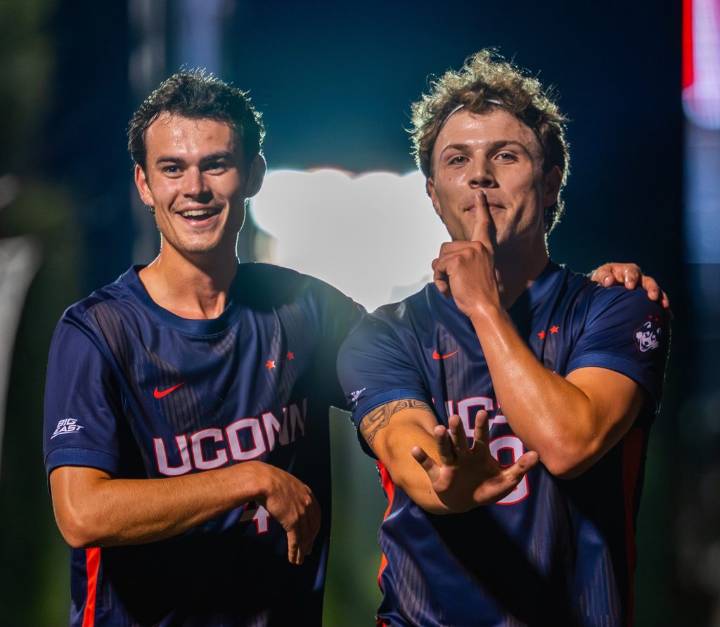 CT native boots UConn men's soccer into Big East final, and likely into NCAA Tournament field