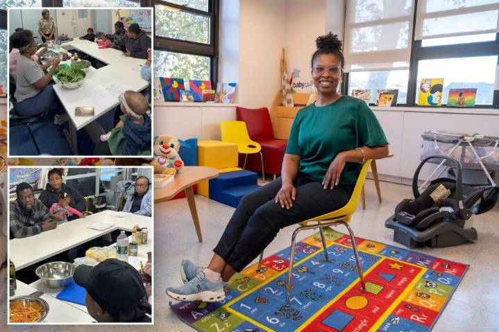 Exclusive | Inside NYC’s first ‘stress-free zone,’ where new moms get free massages, mental-health screenings