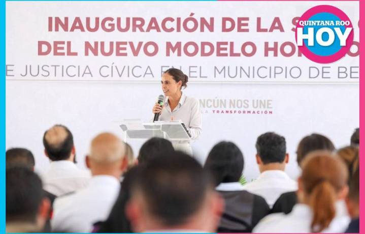 Ana Paty Peralta impulsa nueva sala oral de Justicia Cívica en Cancún