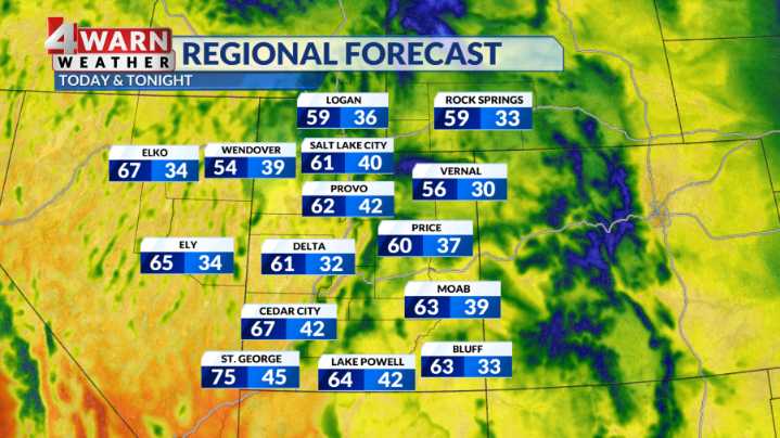 Hazy sunshine and inversions hang tough through midweek