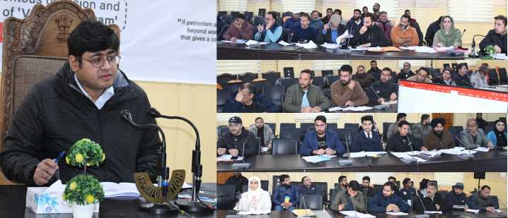 DC Ganderbal reviews progress achieved under Capex Budget 2025