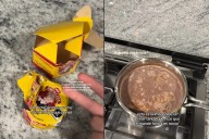 Tiktoker prepara Chocolate Abuelita y descubre que 'traía jabón'