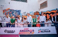 Entrega Javier Díaz otra área deportiva rehabilitada