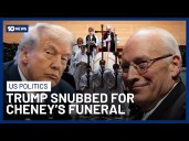 Trump & JD Vance Snubbed For Former US Vice President Dick Cheney’s Funeral