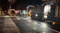 Crews work to repair two separate water main breaks in Bristol