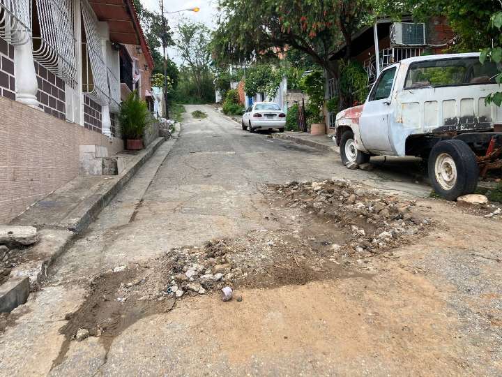 Habitantes claman por mejoras de la calle El Libertador