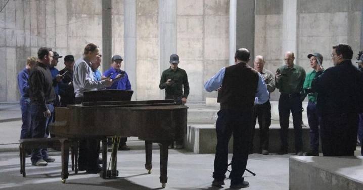 Music fills new 4M gallon water tank west of Cedar City as officials celebrate $6 million project