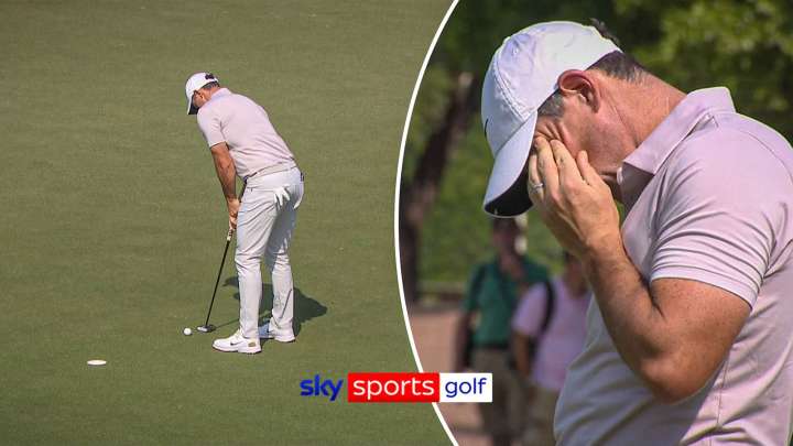 Rory McIlroy misses close putt in chase for Race to Dubai title!