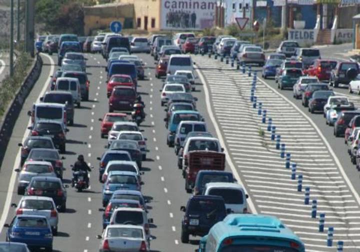 Sólo cinco puntos de la red viaria del Estado tienen más tráfico que la GC