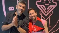 El Puma Gigliotti vivió un momento especial con Lionel Messi y Luis Suárez en Miami