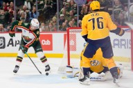 The story behind the whacky goal that won the Wild a game