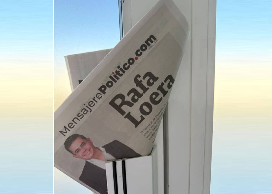 Rafa Loera aprieta el paso rumbo al 2027; reparten impresos con su imagen