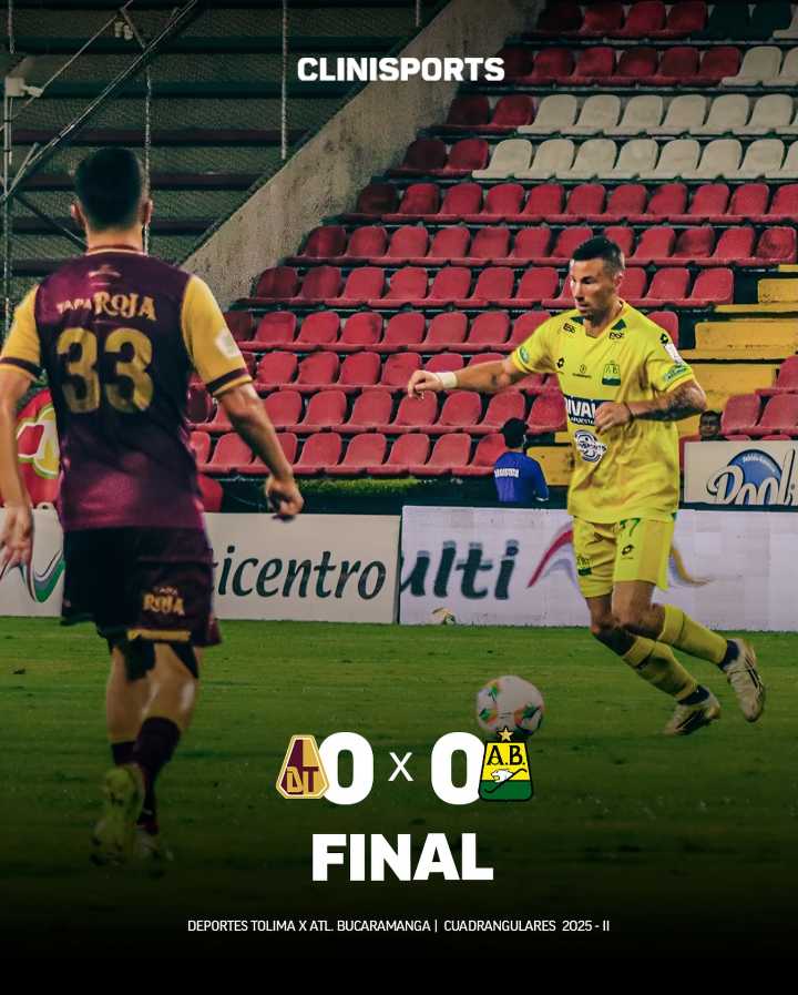 Bucaramanga sacó valioso empate en su visita a Tolima -