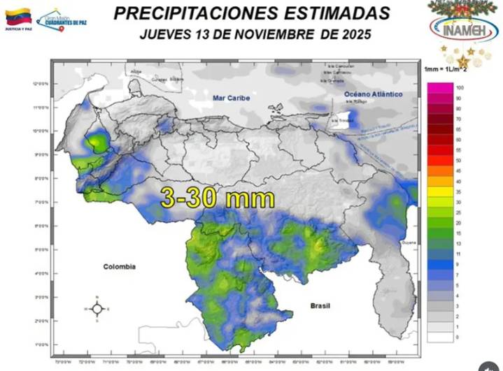 Prevalecerá nubosidad parcial y amenazas de lluvias en el país