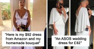 29 Times Brides Found Their Wedding Dresses Without Breaking The Bank And Proved How Good They Look By Posting These Pics