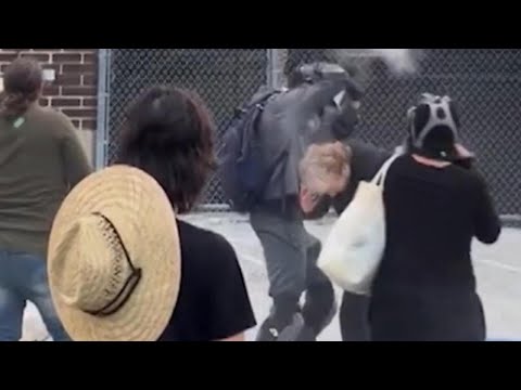 Federal agents appear to violate use-of-force policies while confronting anti