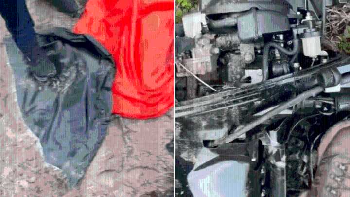 British vigilantes slash small migrant boats on French coastline