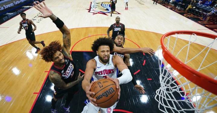 Cunningham scores 26 points to lead Pistons past 76ers 111