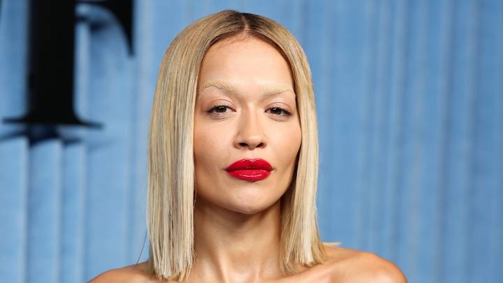 Rita Ora's ab-baring crop top and bubble skirt is party season perfection