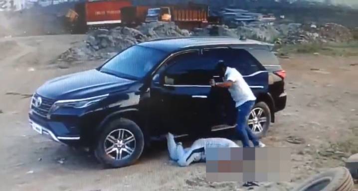 Pune Crime: CCTV Shows Friends Shooting Man Inside Fortuner In Charholi, Accused On The Run