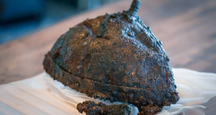 Rare Medieval Helmet And Chainmail Shirt Found In Georgia