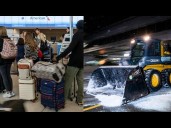 Americans face some travel chaos as storms slam the Northeast and Midwest