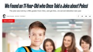 Daily Beast Reporter Tracks Down 11-Year-Old Who Told Joke About Pelosi At School