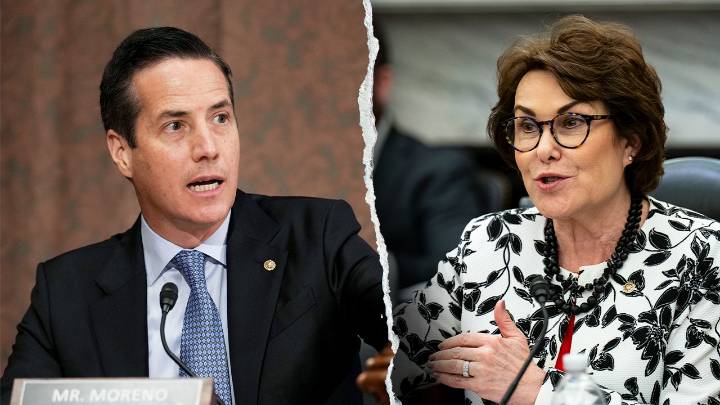 Senate hearing erupts as Rosen accuses Moreno of stalking her car