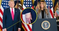 Trump, 79, Wears Hand Makeup for Melania Speech
