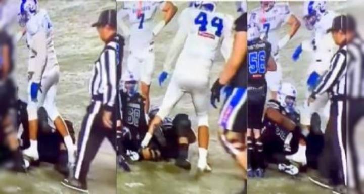 Jugador de Borregos del Tec causa polémica tras pisar la rodilla de rival