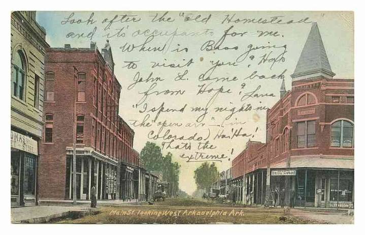 Arkansas Postcard Past: Arkadelphia in 1908