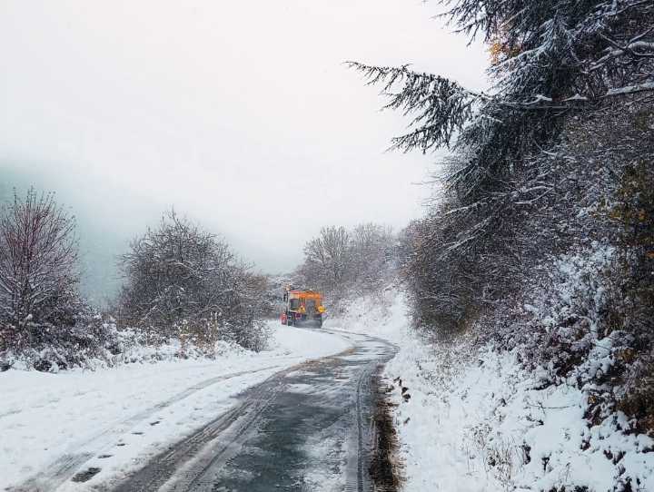 Cuatro puertos de las carreteras riojanas requieren cadenas