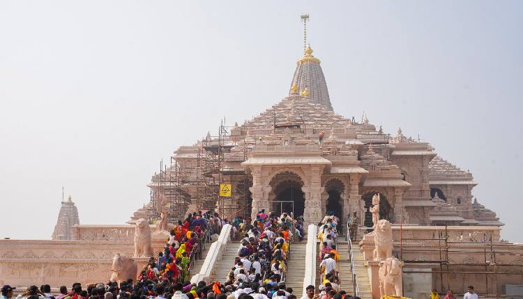 Ayodhya Gears Up For Grand Flag Hoisting Ceremony; Flower Sellers Celebrate Boost In Livelihoods