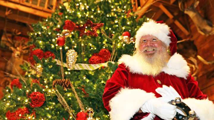 Get in the Christmas spirit with these throwback Mall Santa photos